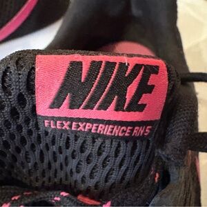 Nike Black and Pink Athletic Shoes